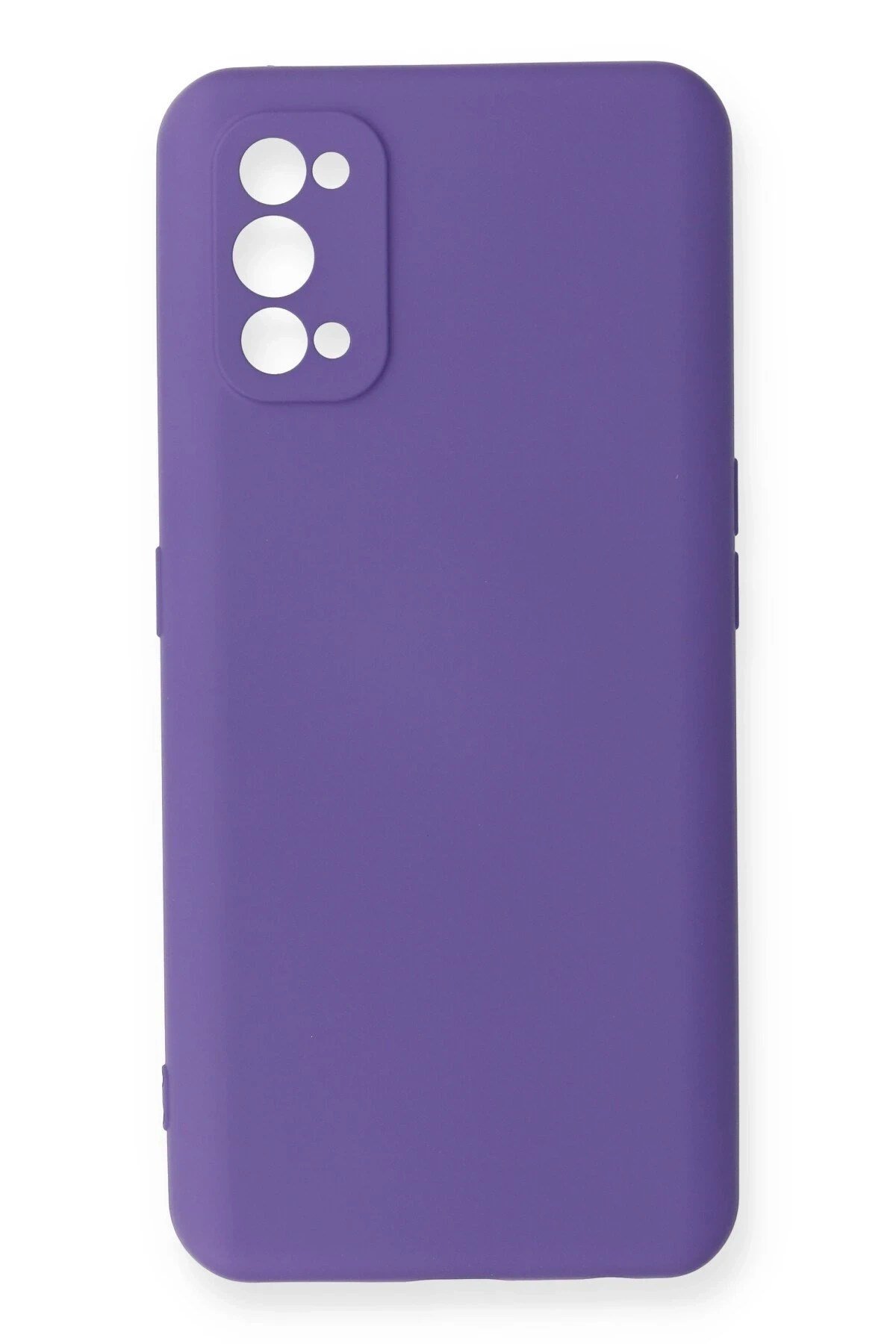 Mey İthalat®  Realme 7 Pro Kılıf Nano içi Kadife Silikon - Mor