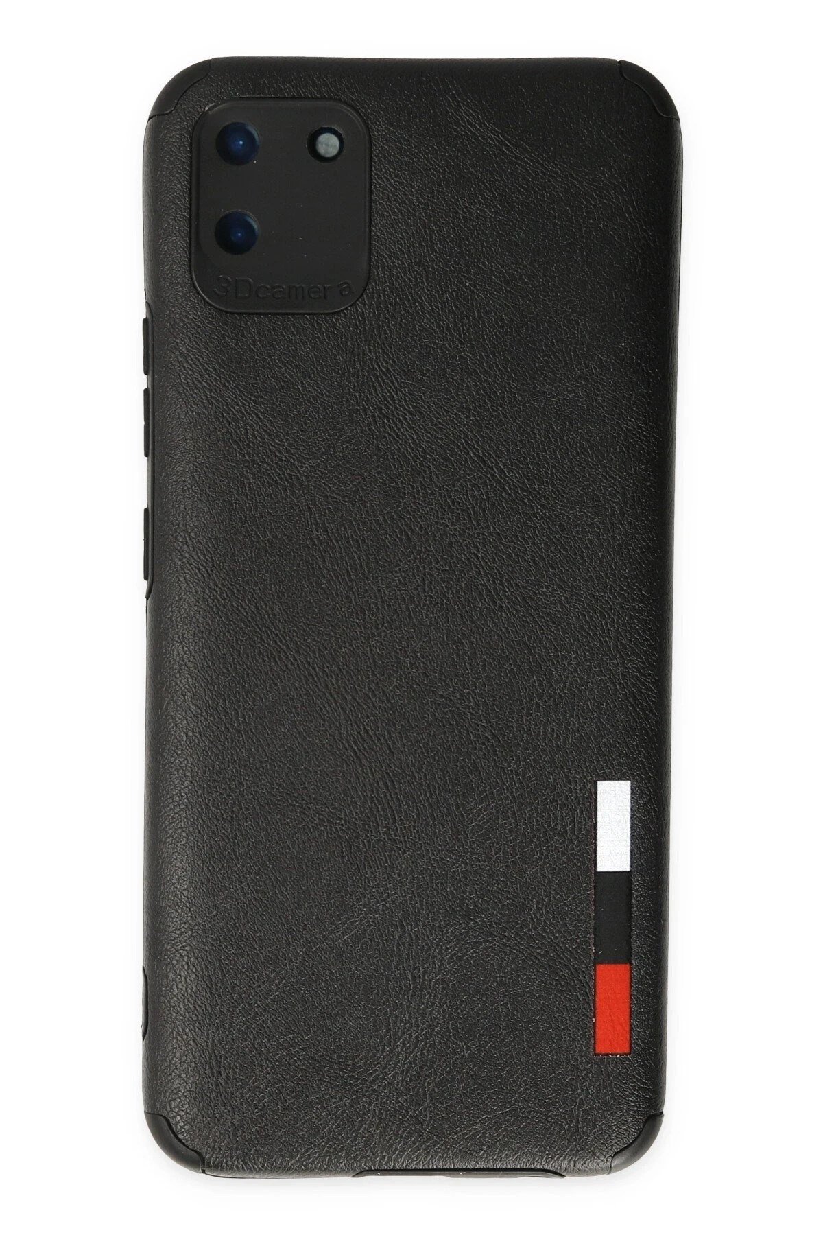 Mey İthalat®  Realme C11 Kılıf Loop Deri Silikon - Siyah