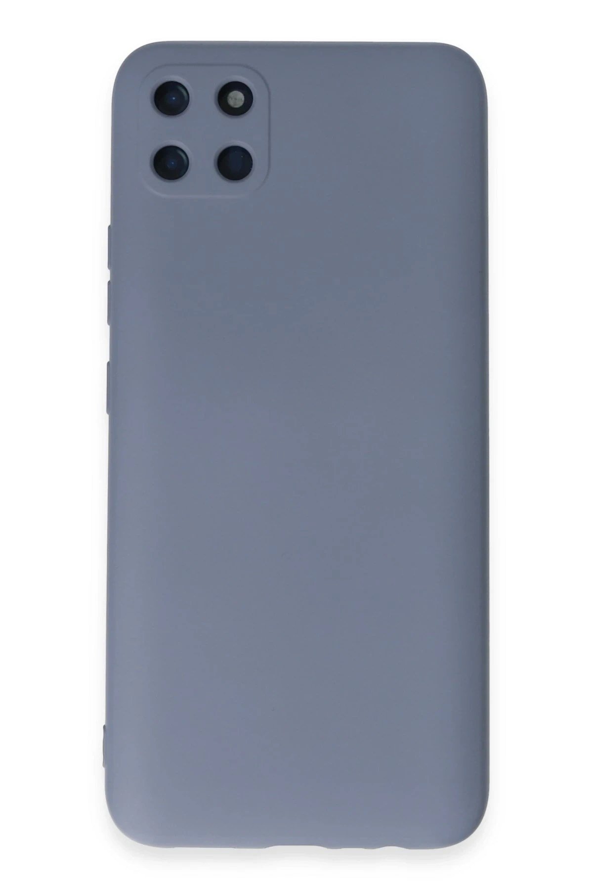 Mey İthalat®  Realme C11 Kılıf Nano içi Kadife Silikon - Gri