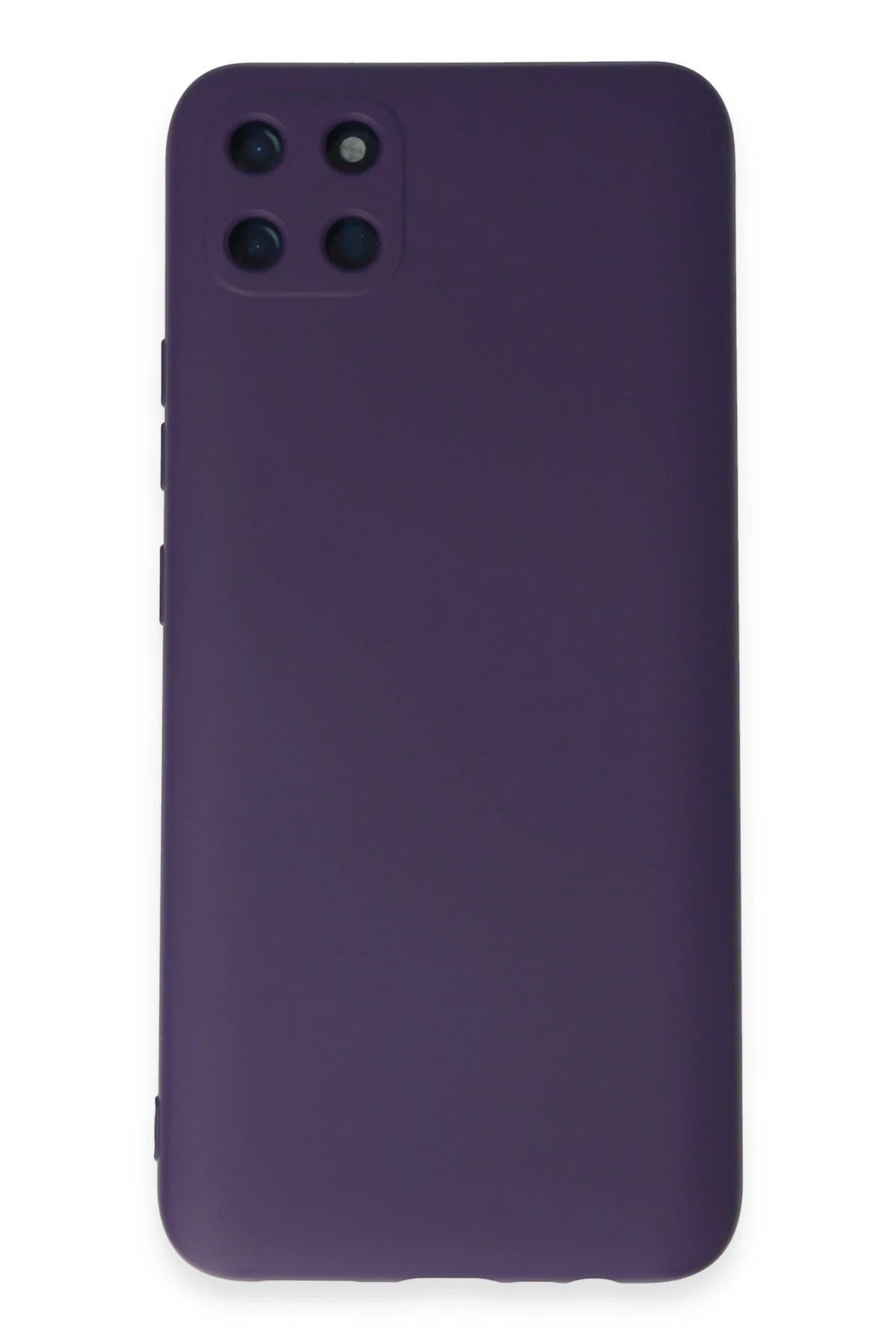 Mey İthalat®  Realme C11 Kılıf Nano içi Kadife Silikon - Mor