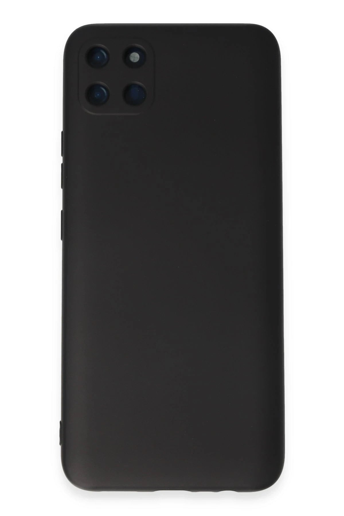 Mey İthalat®  Realme C11 Kılıf Nano içi Kadife Silikon - Siyah