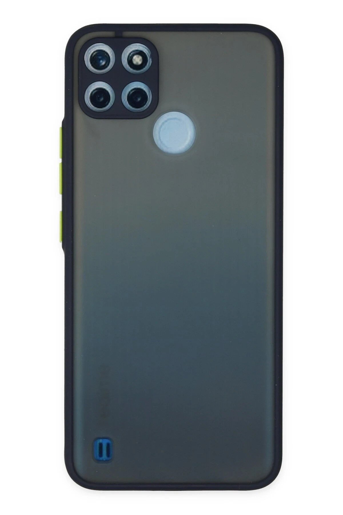 Mey İthalat®  Realme C21Y Kılıf Montreal Silikon Kapak - Lacivert