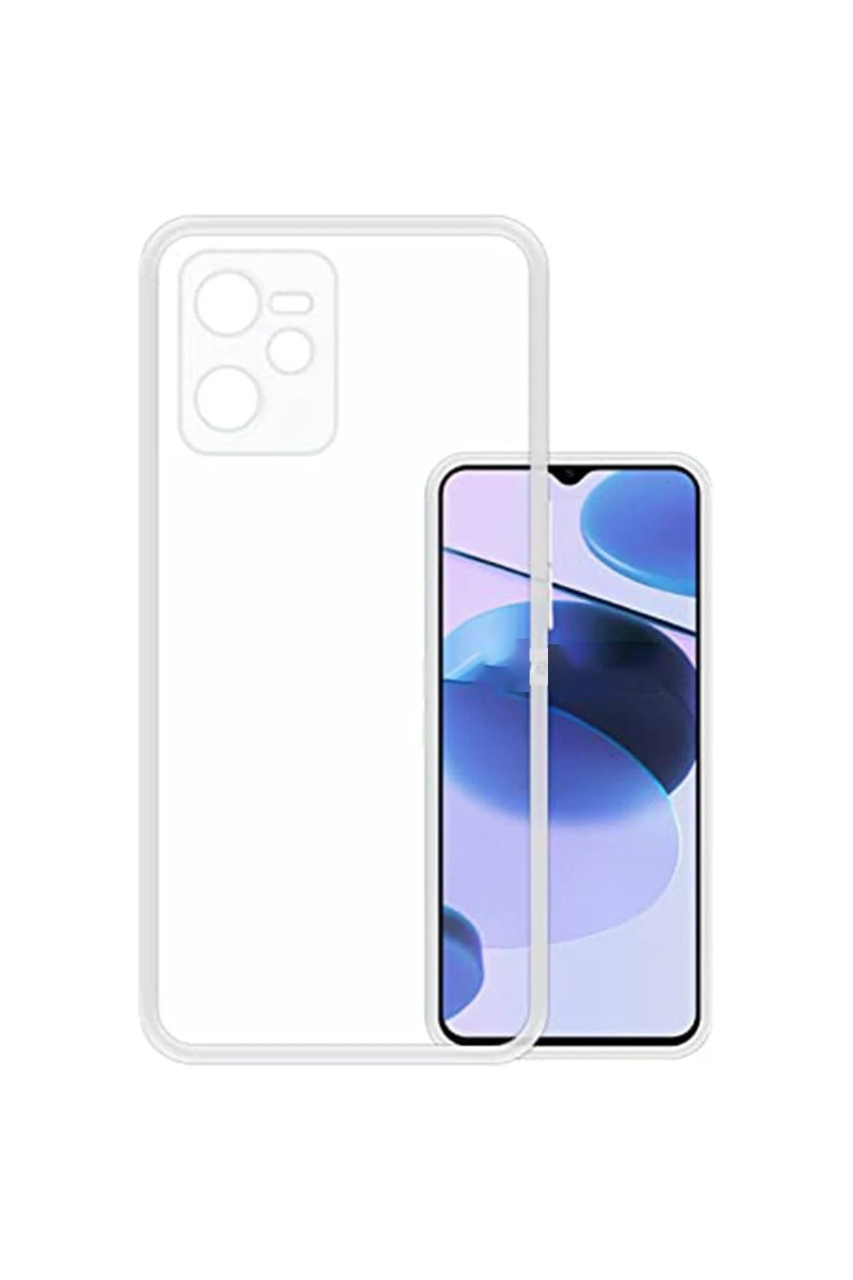Mey İthalat®  Realme C35 Kılıf Lüx Şeffaf Silikon