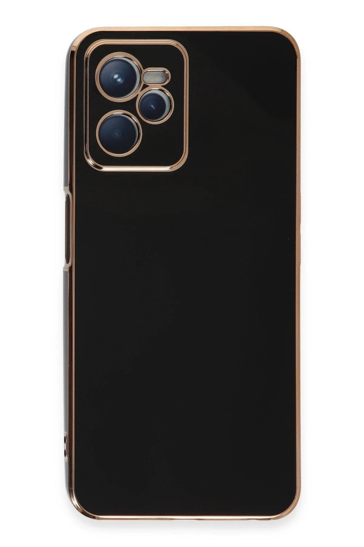 Mey İthalat®  Realme C35 Kılıf Volet Silikon - Siyah