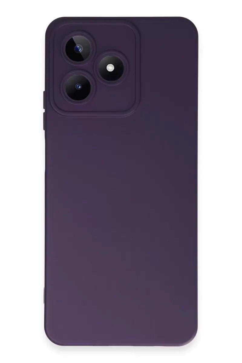 Mey İthalat®  Realme C53 Kılıf Nano içi Kadife Silikon - Mor