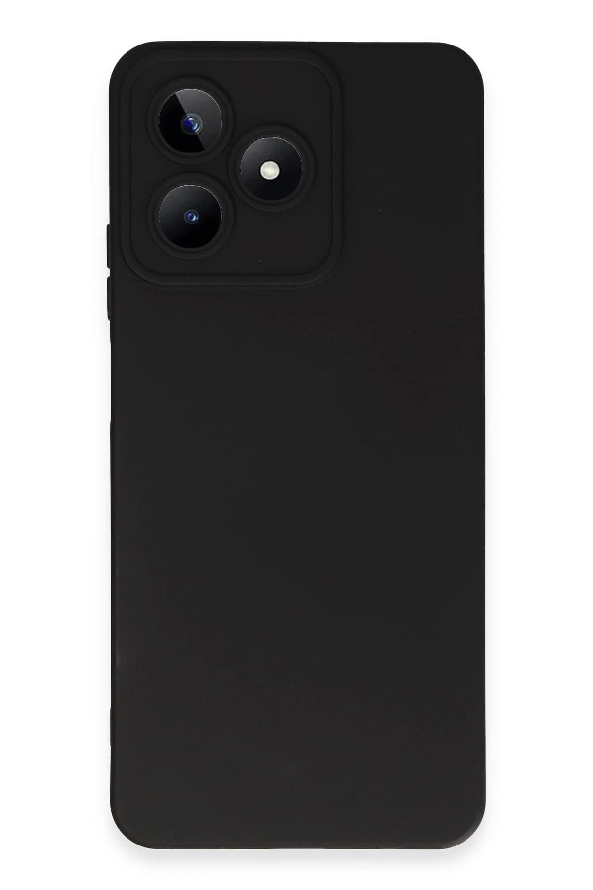 Mey İthalat®  Realme C53 Kılıf Nano içi Kadife Silikon - Siyah