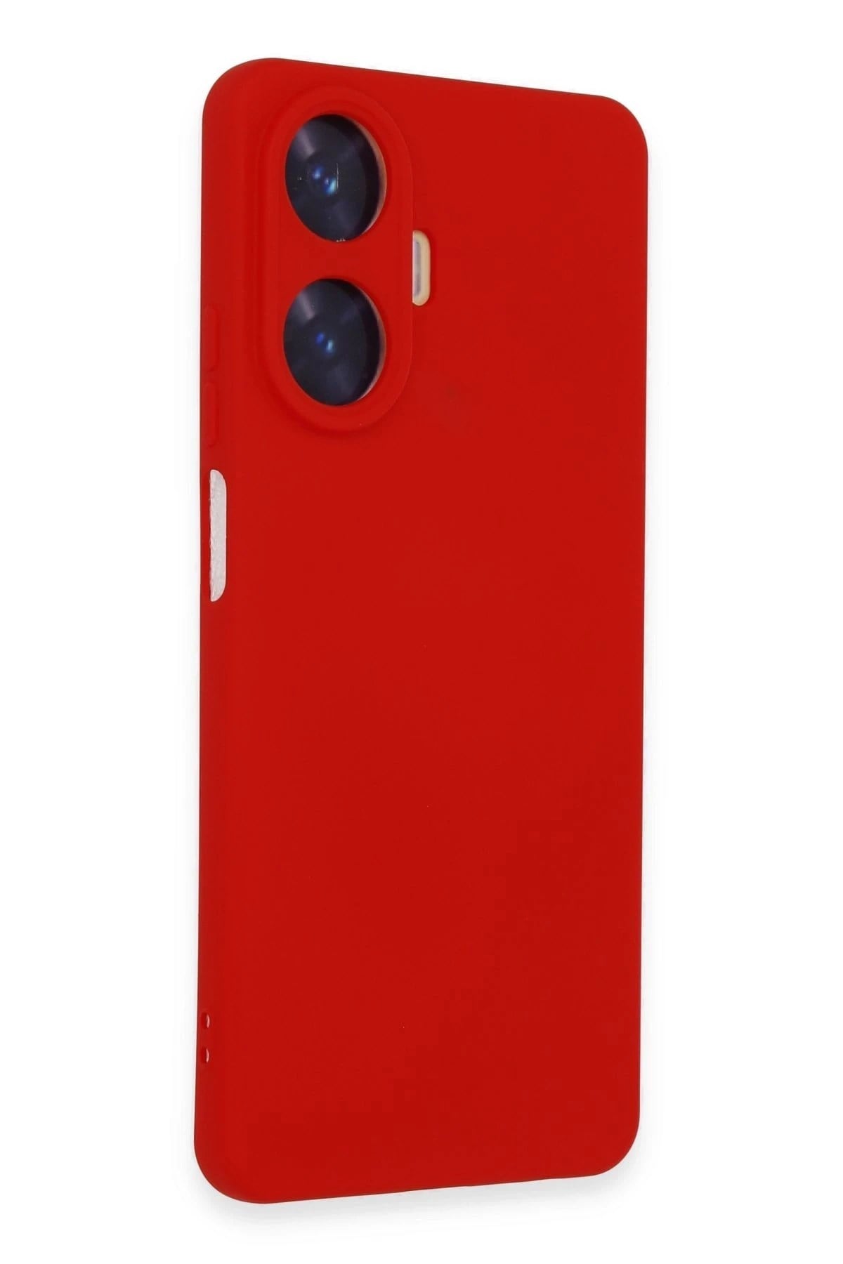 Mey İthalat®  Realme C55 Kılıf Nano içi Kadife Silikon - Kırmızı