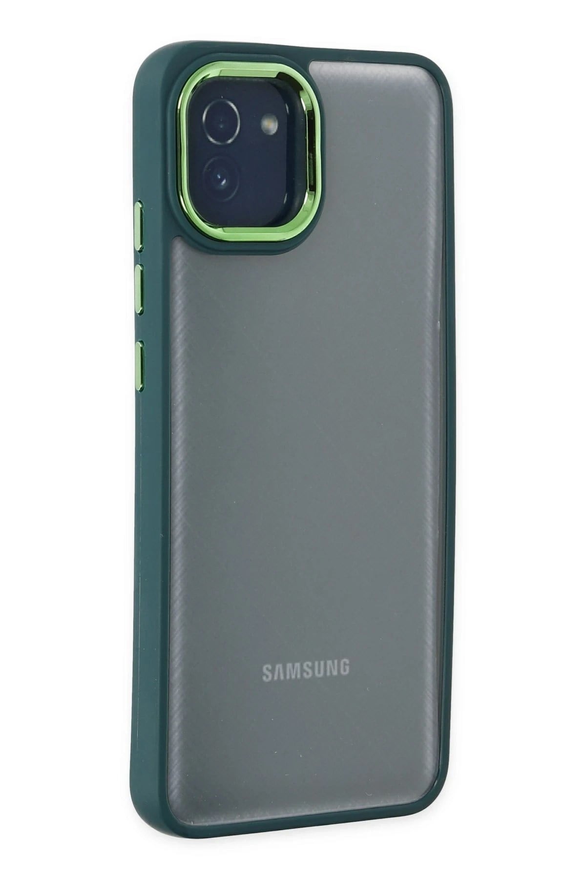 Mey İthalat®  Samsung Galaxy A03 Kılıf Dora Kapak - Haki Yeşil