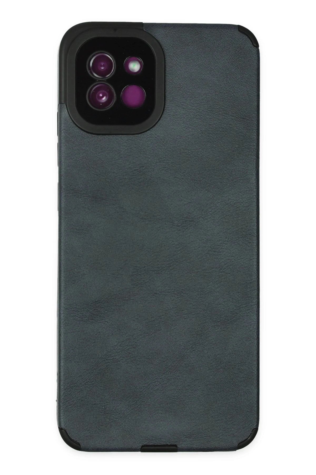 Mey İthalat®  Samsung Galaxy A03 Kılıf Loop Deri Silikon - Lacivert
