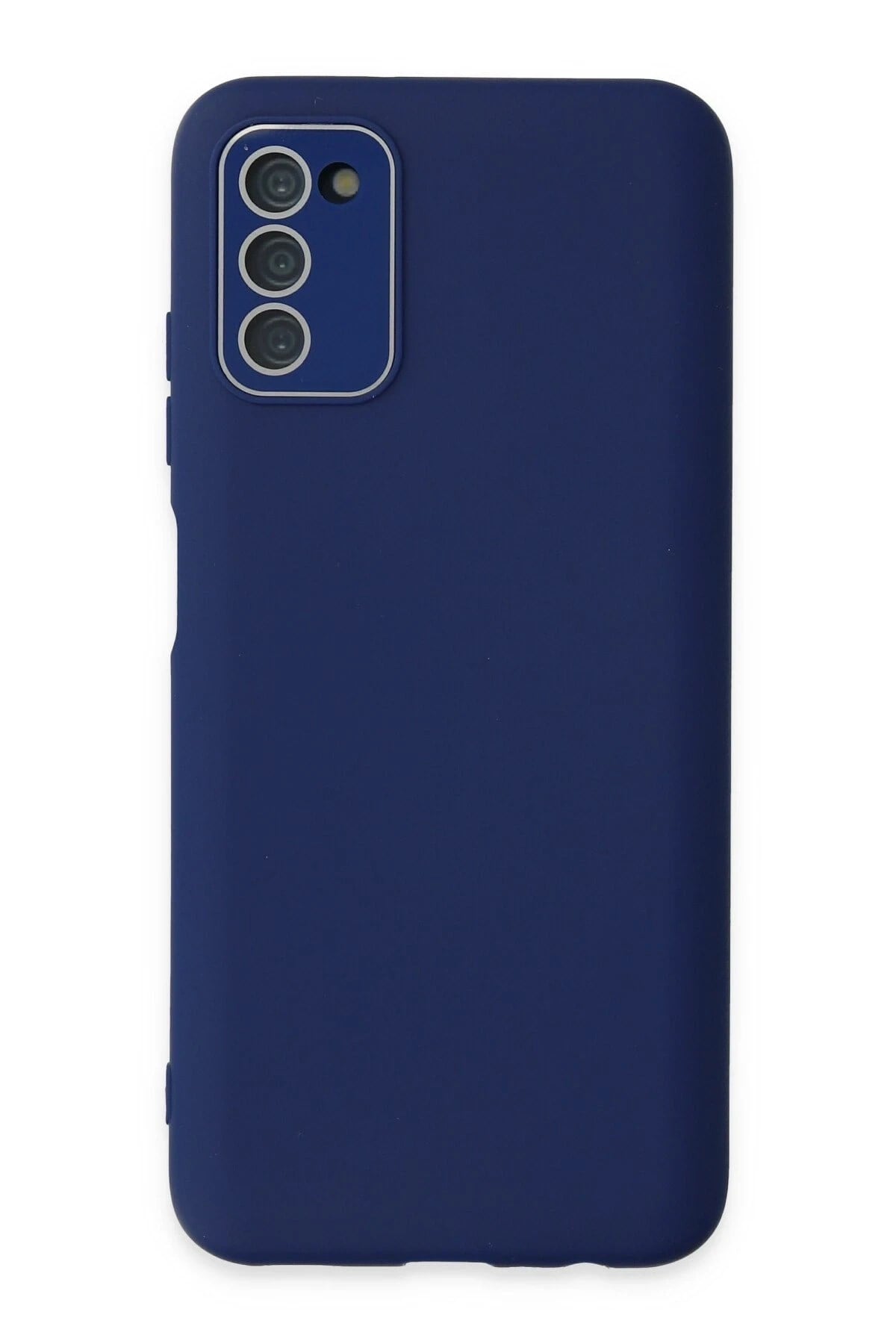 Mey İthalat®  Samsung Galaxy A03S Kılıf Lansman Glass Kapak - Sky Blue