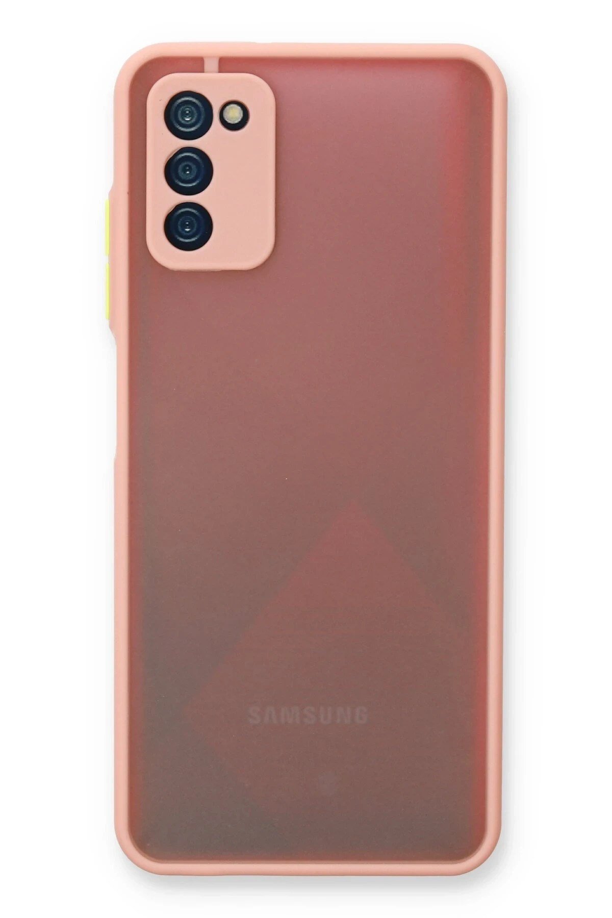 Mey İthalat®  Samsung Galaxy A03S Kılıf Montreal Silikon Kapak - Pembe