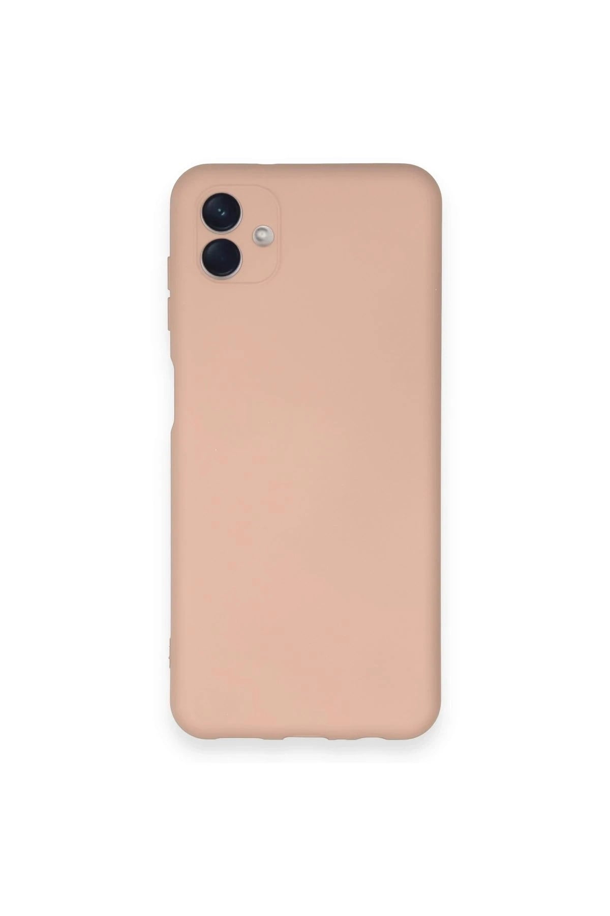 Mey İthalat®  Samsung Galaxy A04 Kılıf Nano içi Kadife Silikon - Pudra