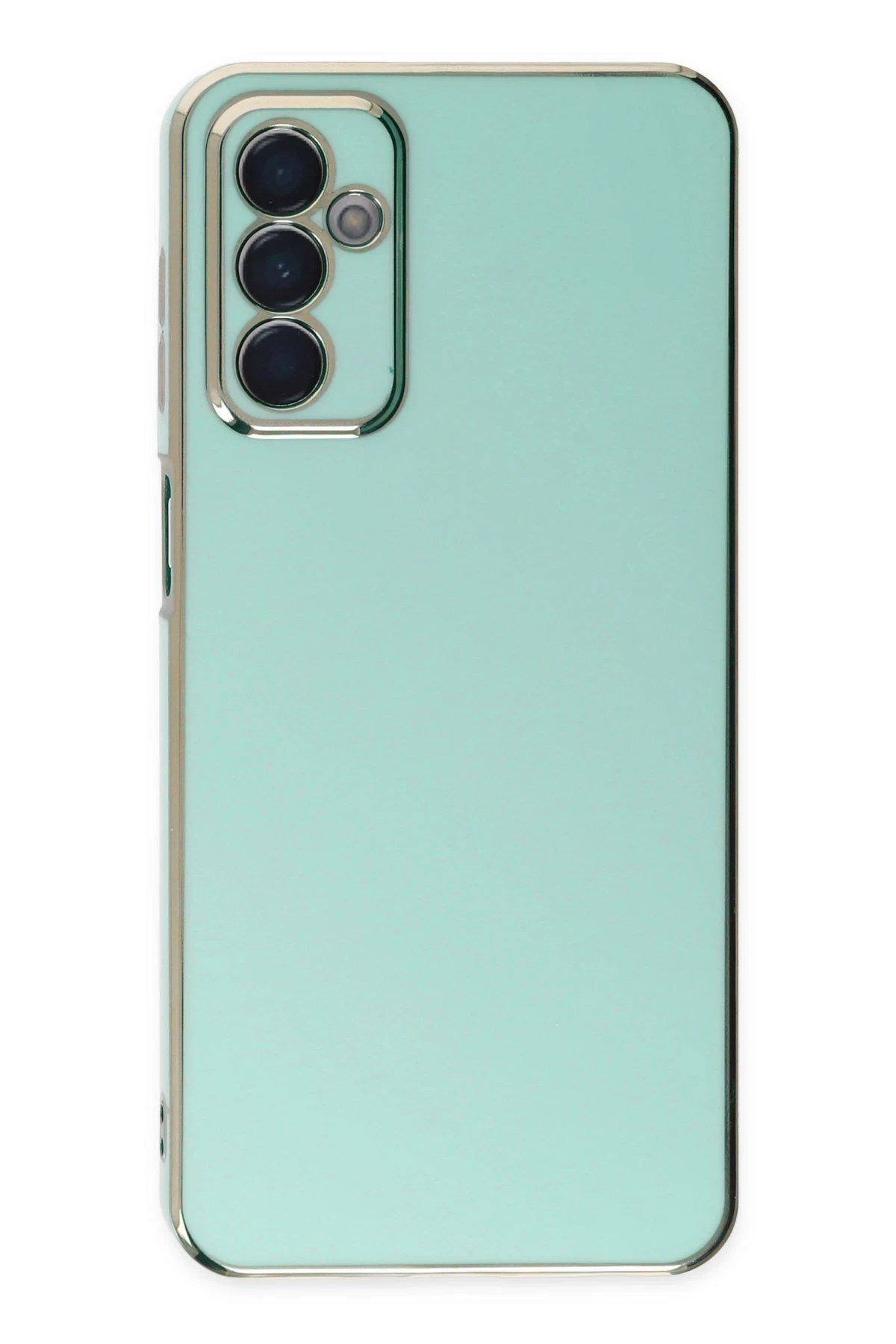 Mey İthalat®  Samsung Galaxy A04S Kılıf Volet Silikon - Açık Yeşil