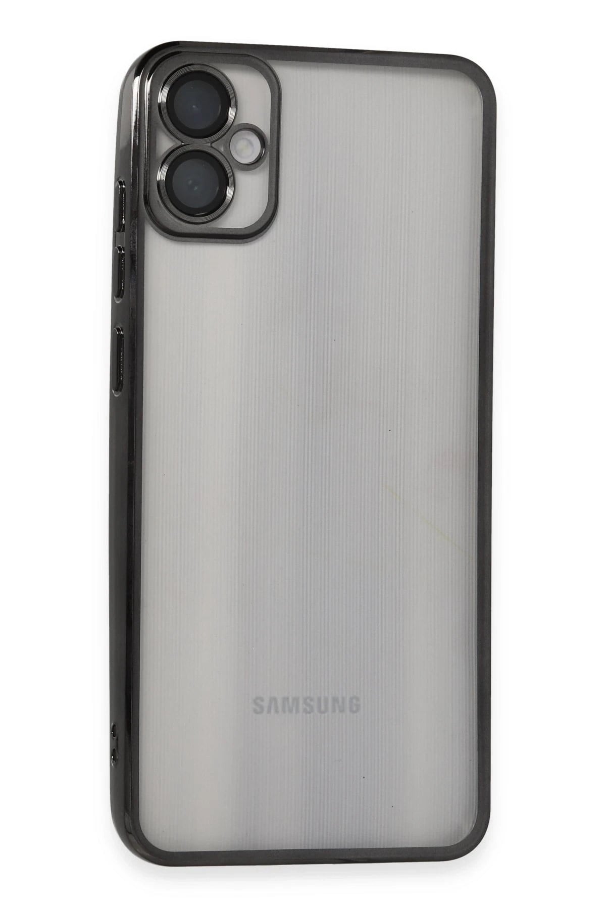 Mey İthalat®  Samsung Galaxy A05 Kılıf  Lensli Silikon - Siyah
