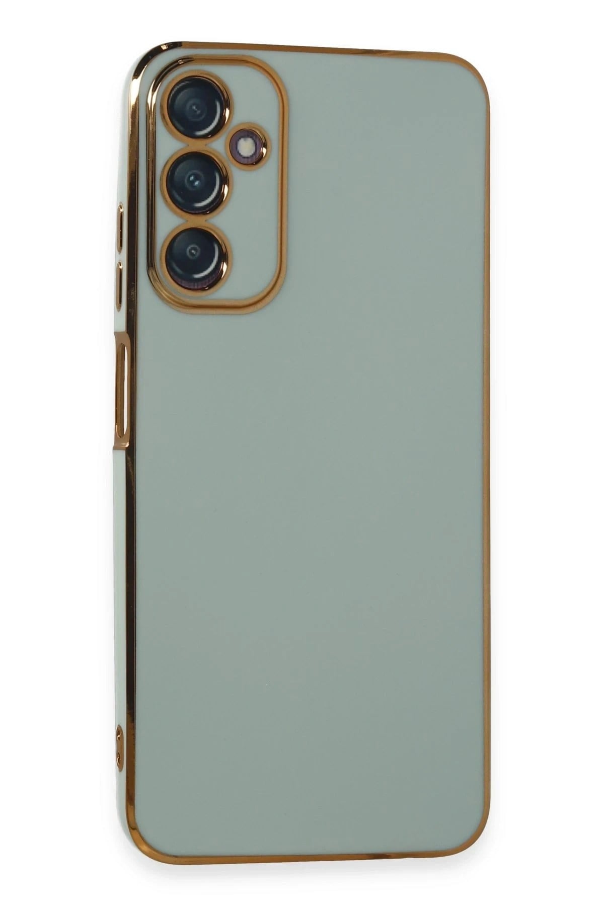 Mey İthalat®  Samsung Galaxy A05S Kılıf Volet Silikon - Açık Yeşil