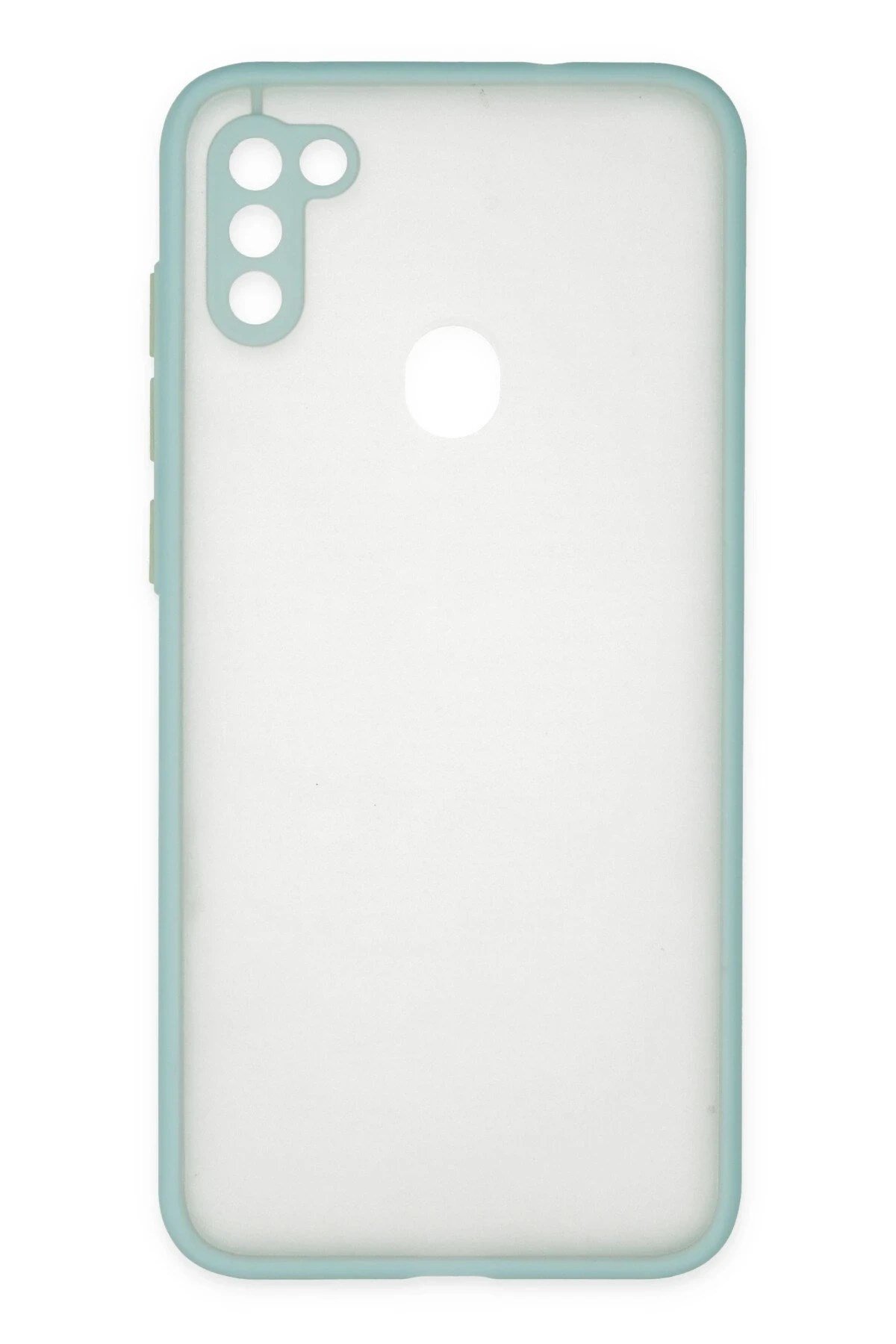 Mey İthalat®  Samsung Galaxy A11 Kılıf Montreal Silikon Kapak - Turkuaz