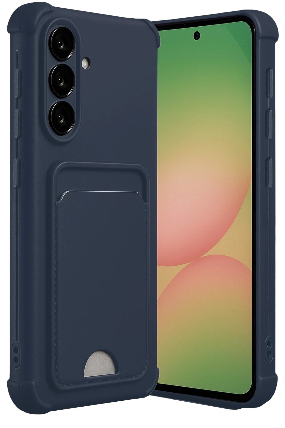 Mey İthalat®  Samsung Galaxy A17 5G Kelvin Kartvizitli Silikon - Lacivert