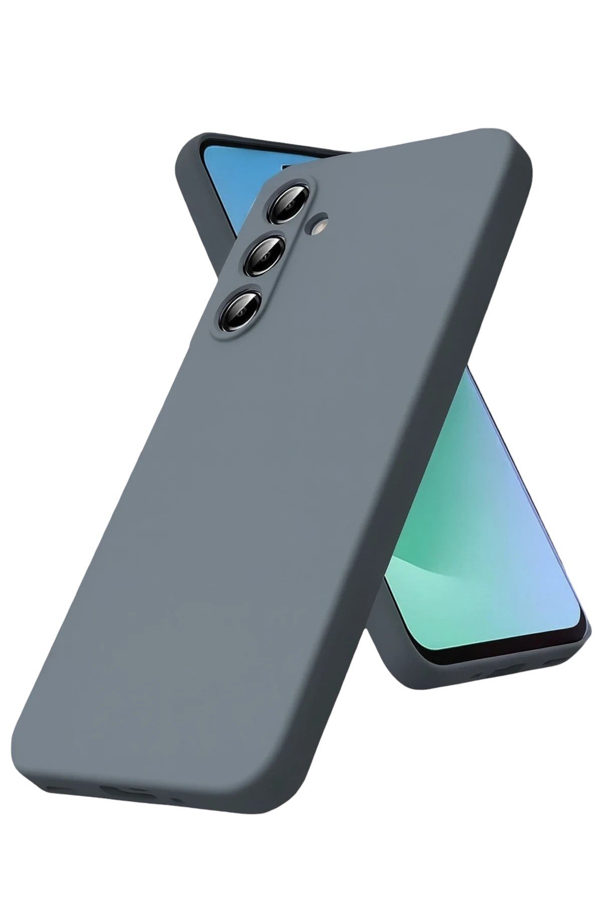 Mey İthalat®  Samsung Galaxy A17 5G Nano içi Kadife Silikon - Gri