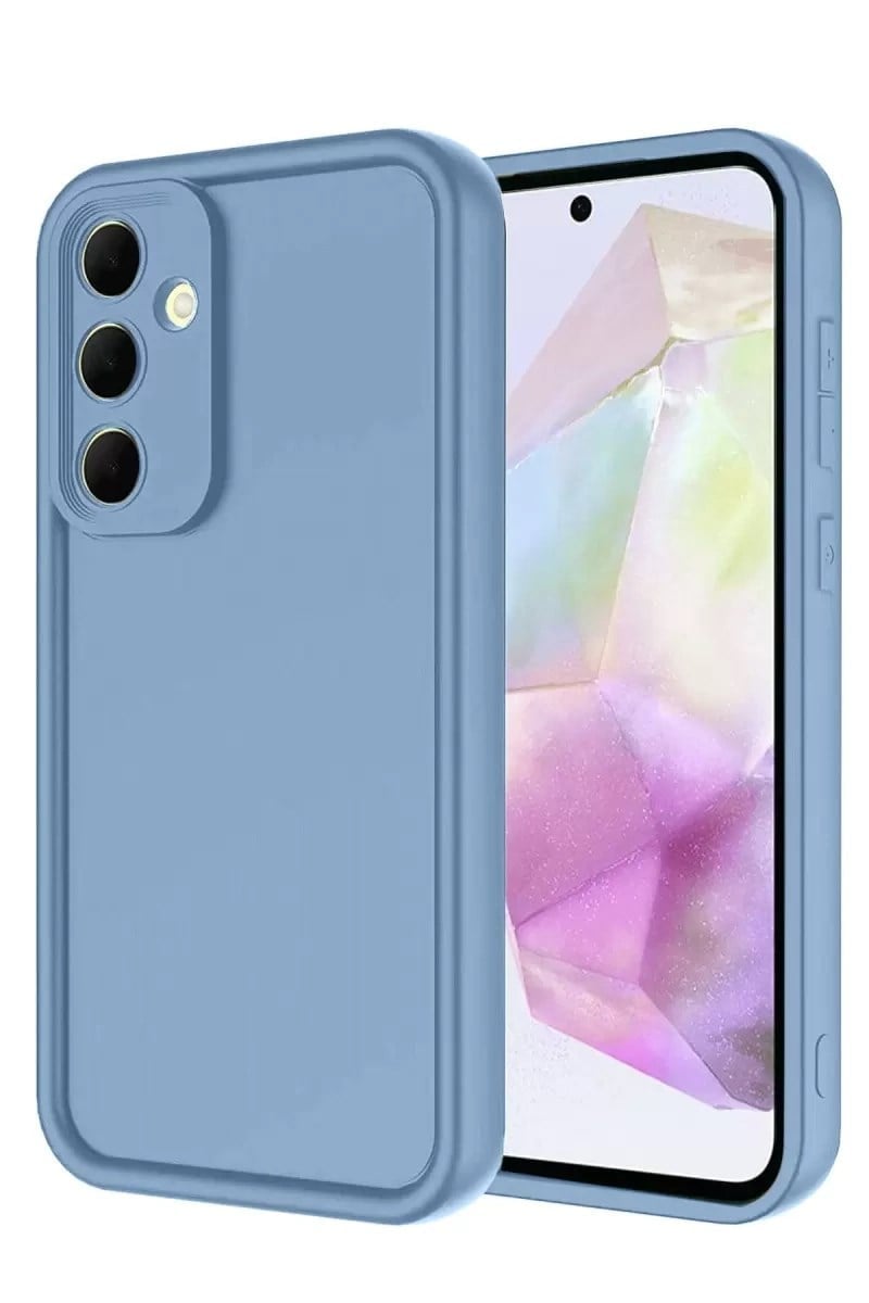 Mey İthalat®  Samsung Galaxy A17 5G Viera Silikon - Mavi