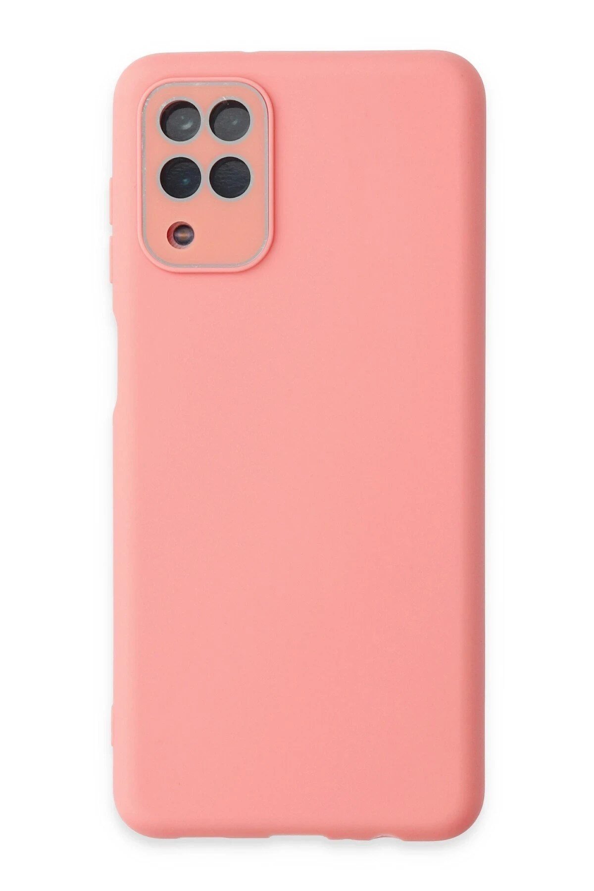 Mey İthalat®  Samsung Galaxy A22 Kılıf Lansman Glass Kapak - Pembe