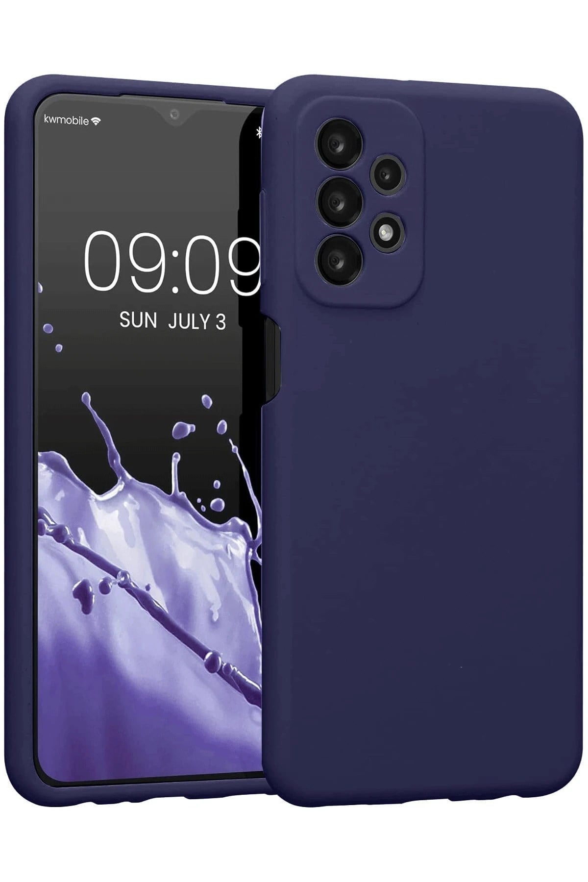 Mey İthalat®  Samsung Galaxy A23 4G Kılıf First Silikon - Lacivert