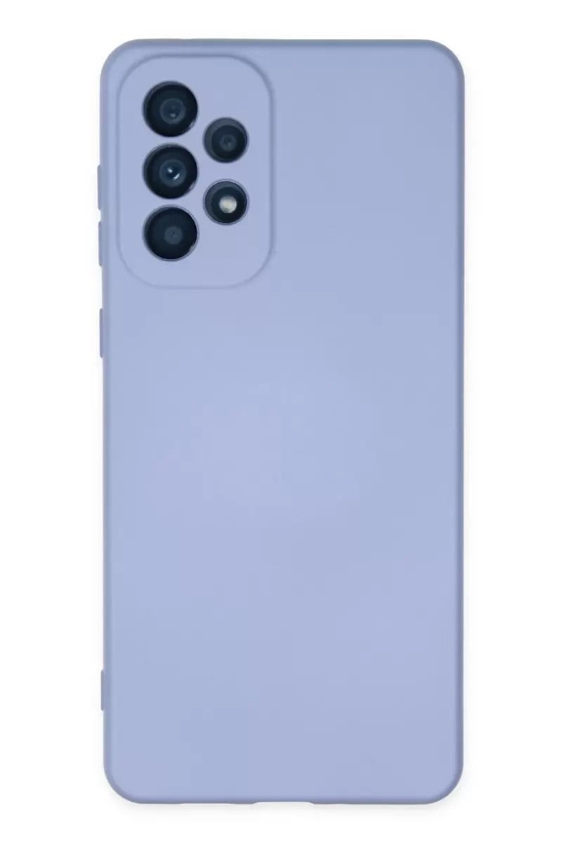 Mey İthalat®  Samsung Galaxy A23 4G Kılıf Nano içi Kadife Silikon - Lila