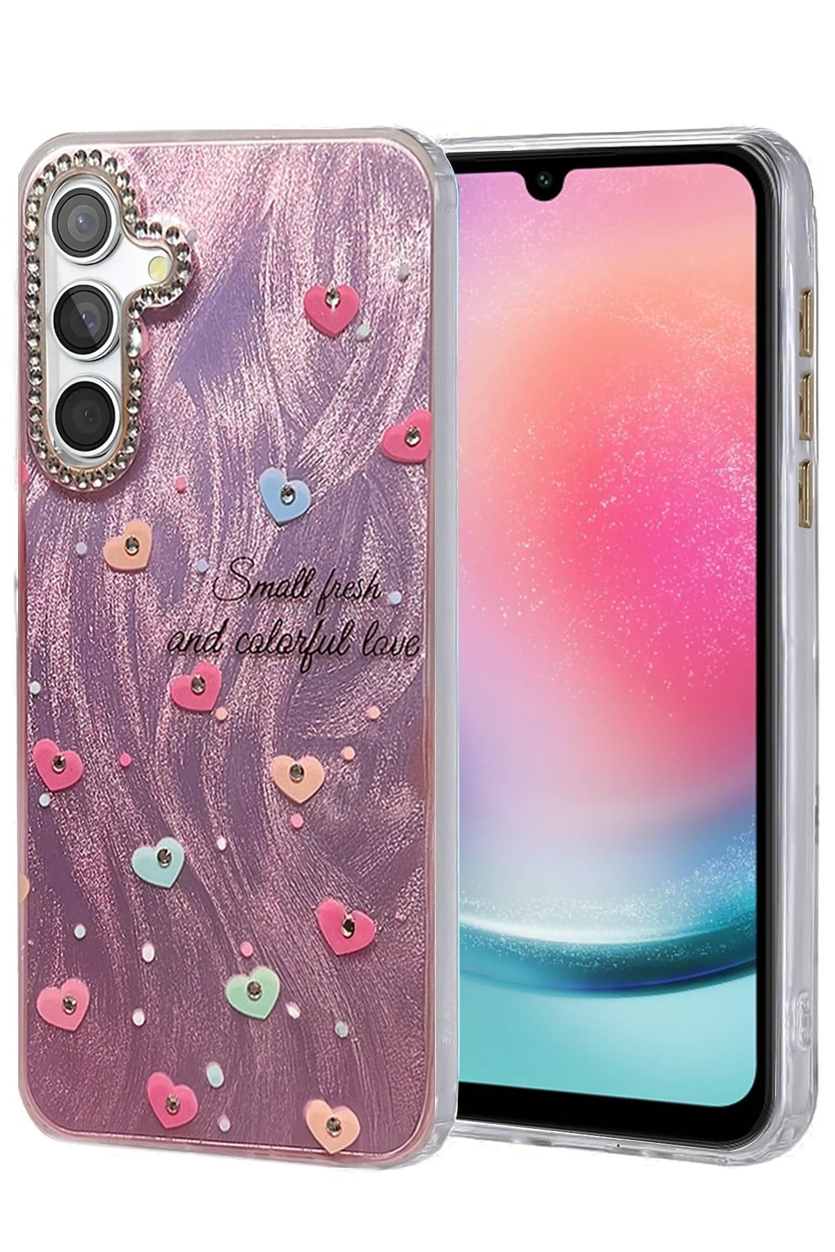 Mey İthalat®  Samsung Galaxy A24 4G Kılıf Blade Aynalı Desenli Kapak - Desen 8