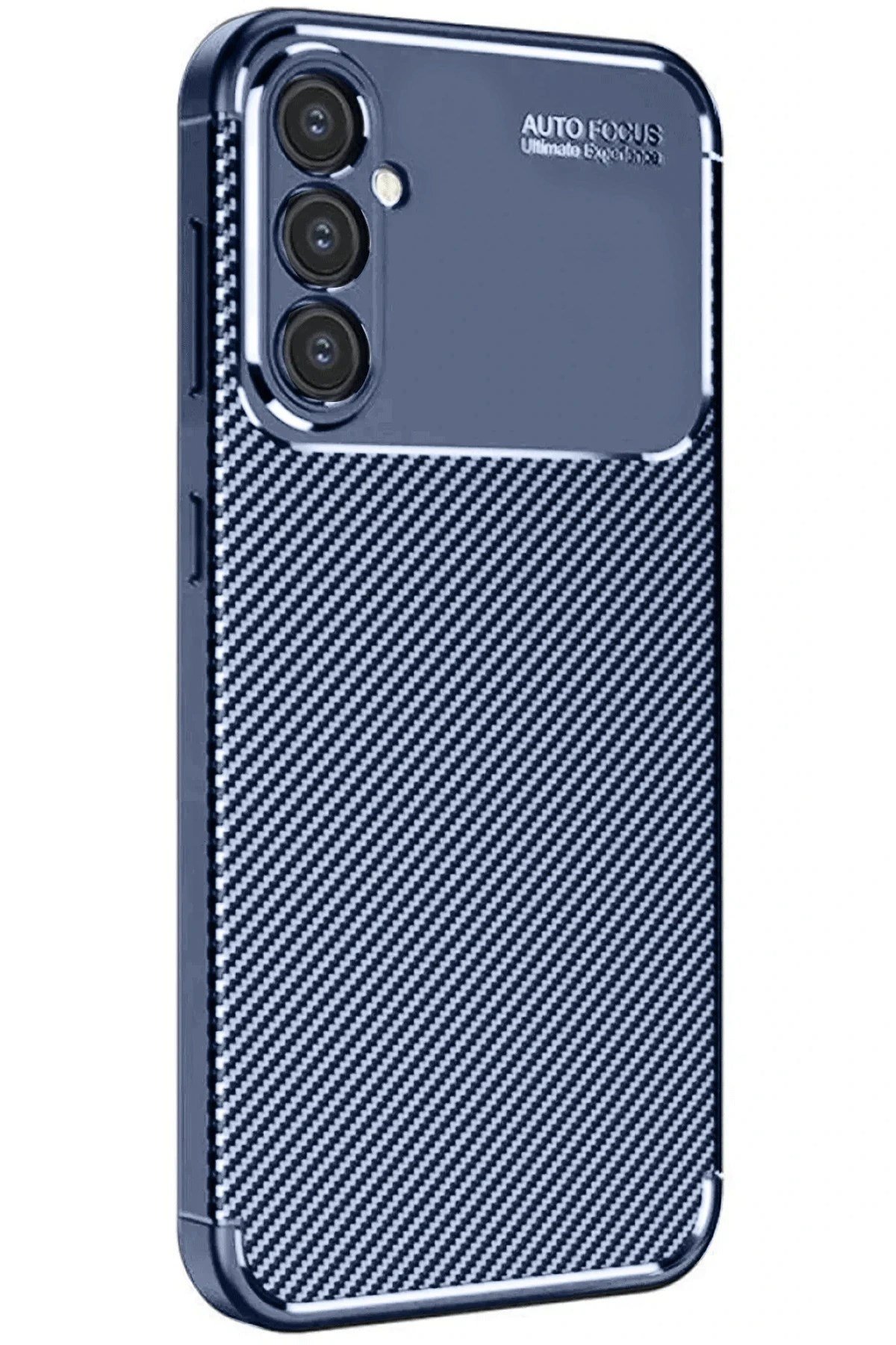 Mey İthalat®  Samsung Galaxy A26 Kılıf Auto Focus Karbon Kapak - Lacivert