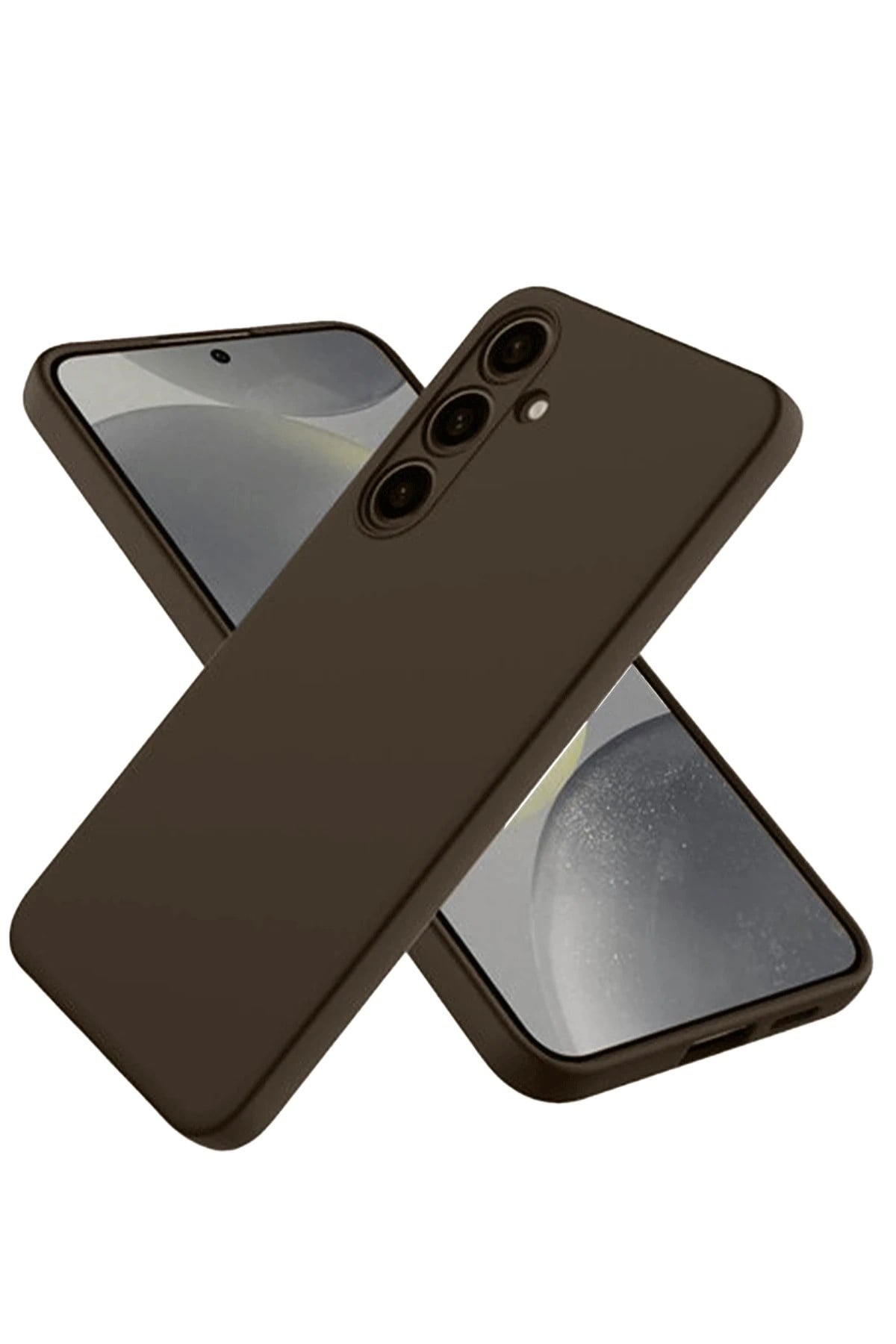 Mey İthalat®  Samsung Galaxy A26 Kılıf First Silikon - Kahverengi