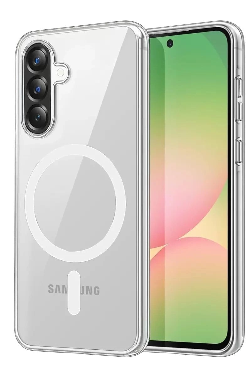 Mey İthalat®  Samsung Galaxy A27 5G Combo Sert Şeffaf Magsafe Kapak - Şeffaf