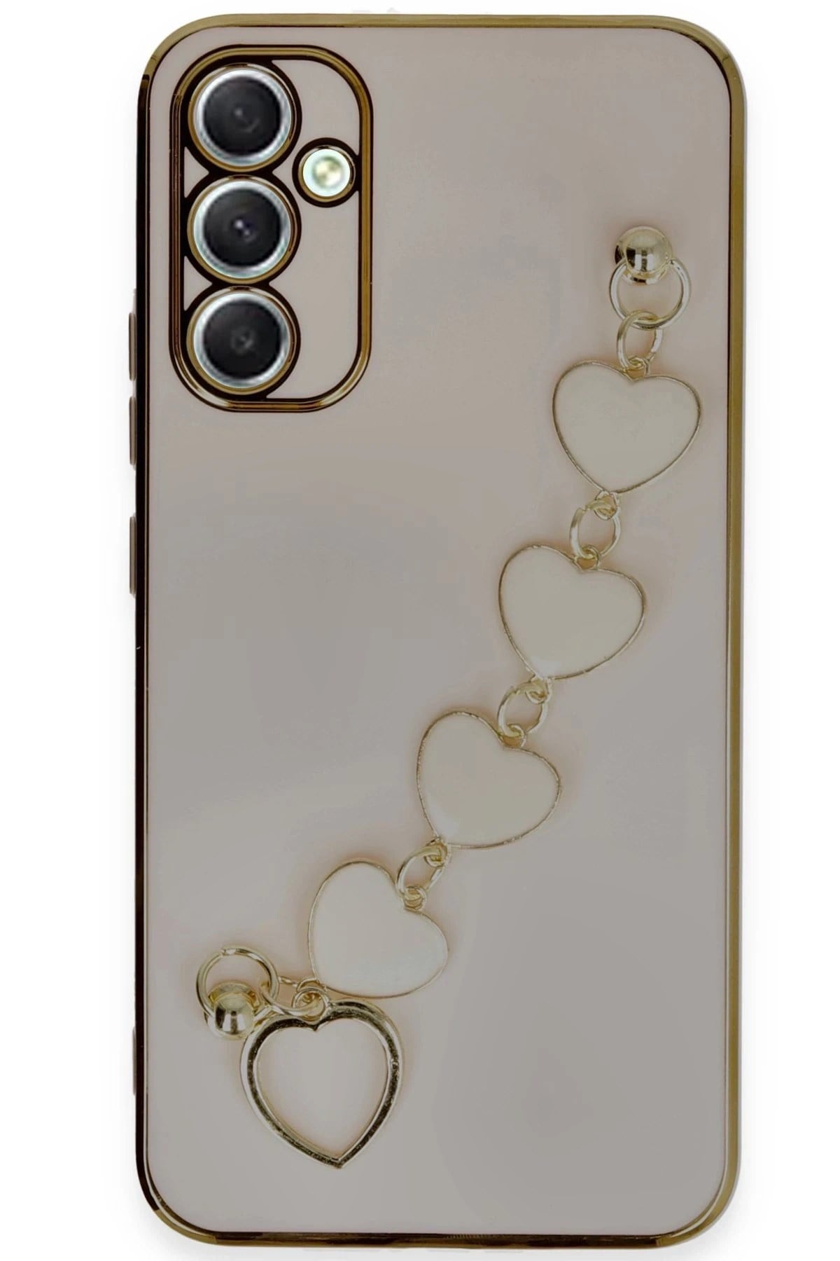 Mey İthalat®  Samsung Galaxy A34 5G Kılıf Esila Silikon - Pudra