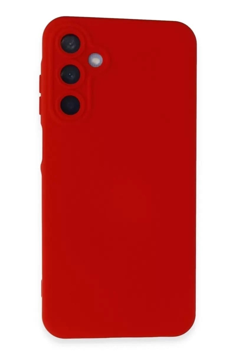 Mey İthalat®  Samsung Galaxy A35 5G Kılıf Nano içi Kadife Silikon - Kırmızı