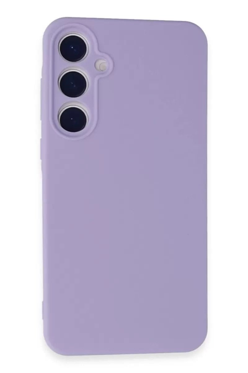 Mey İthalat®  Samsung Galaxy A35 5G Kılıf Nano içi Kadife Silikon - Lila