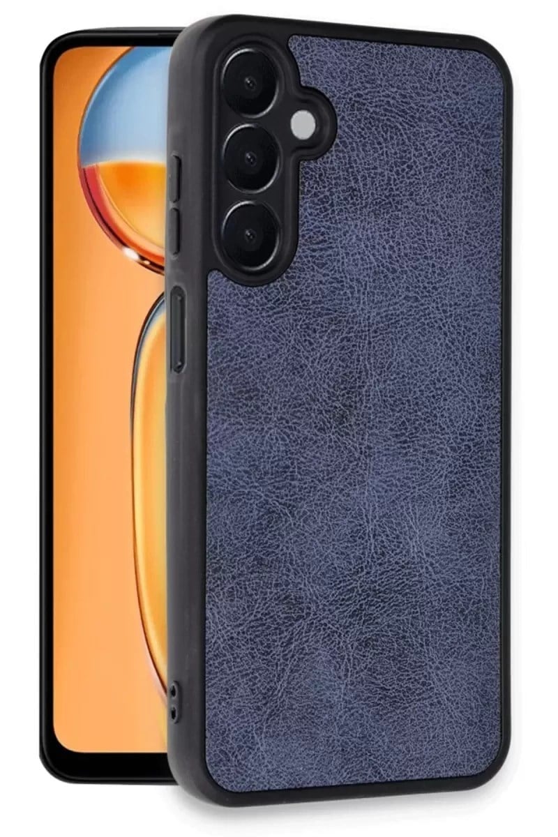 Mey İthalat®  Samsung Galaxy A36 Kılıf Aras Deri Kapak - Lacivert