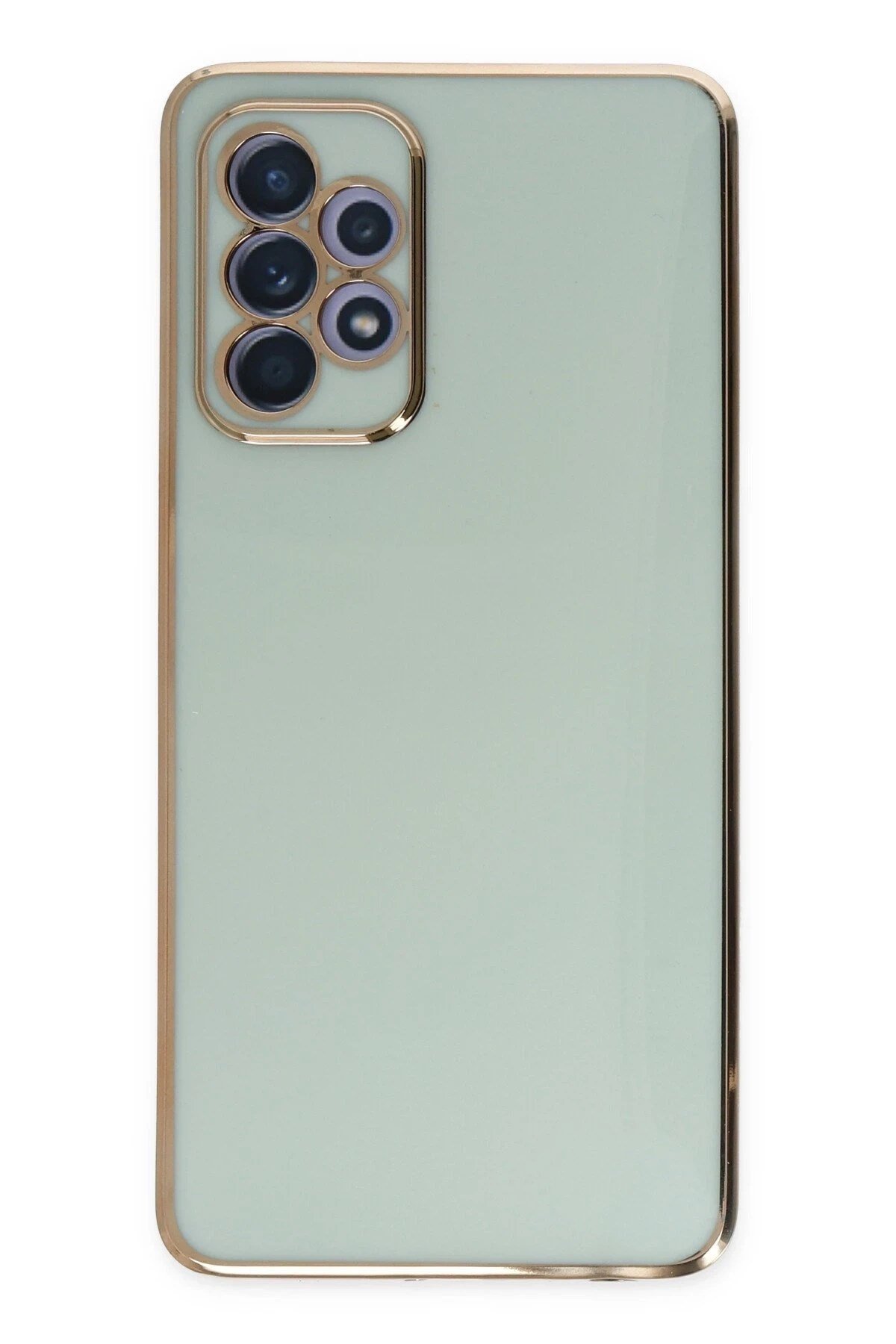 Mey İthalat®  Samsung Galaxy A52 Kılıf Volet Silikon - Açık Yeşil