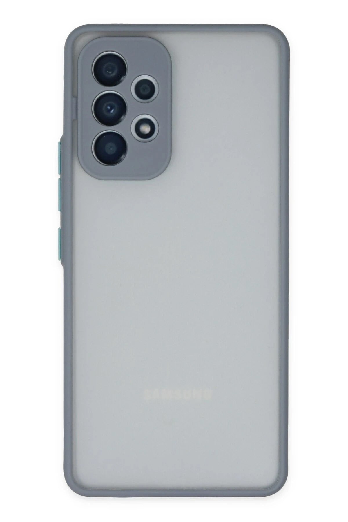 Mey İthalat®  Samsung Galaxy A53 5G Kılıf Montreal Silikon Kapak - Gri
