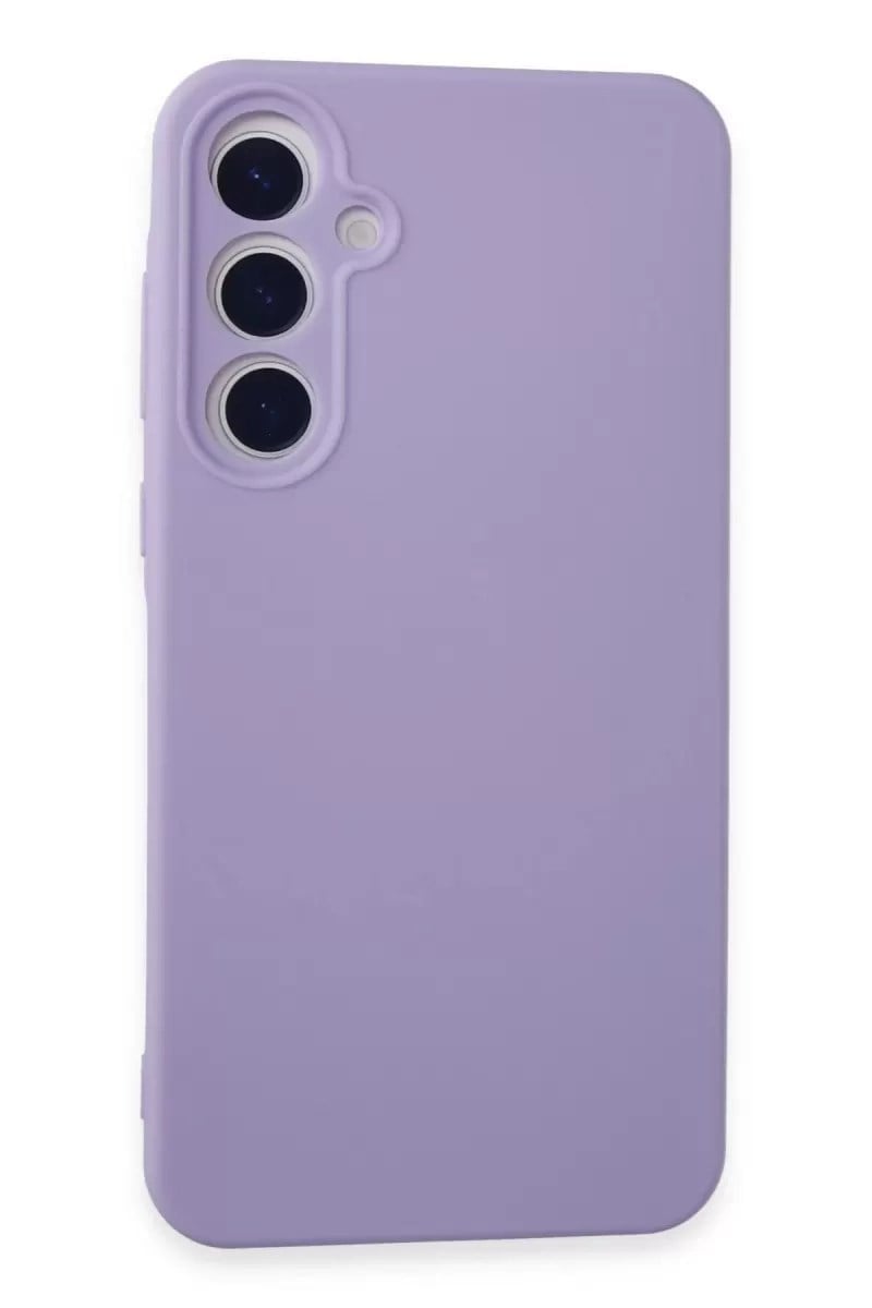 Mey İthalat®  Samsung Galaxy A55 5G Kılıf Nano içi Kadife Silikon - Lila