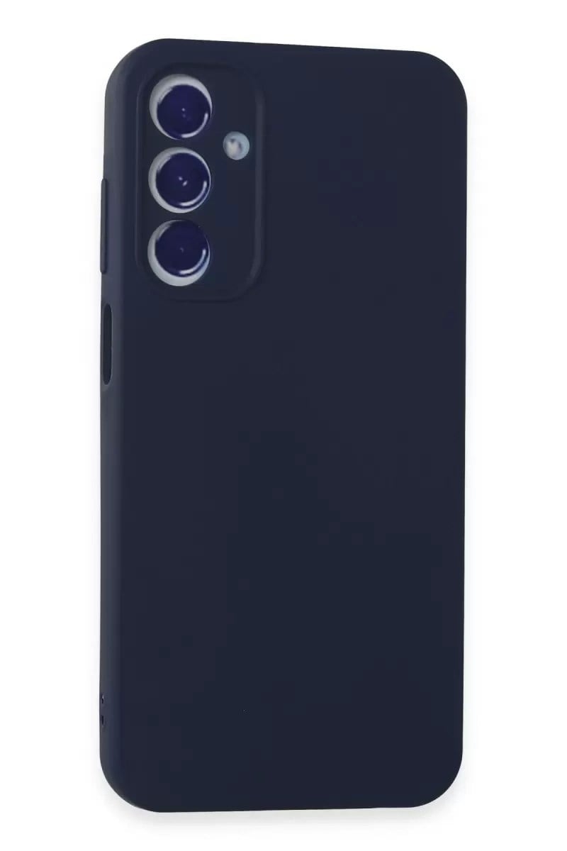 Mey İthalat®  Samsung Galaxy A55 5G Kılıf First Silikon - Lacivert