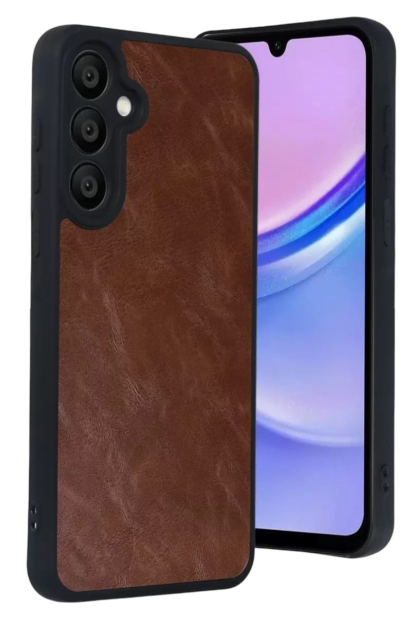 Mey İthalat®  Samsung Galaxy A57 5G Aras Deri Kapak - Taba