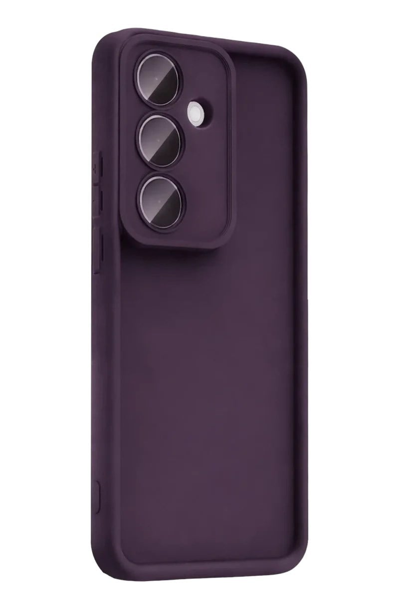 Mey İthalat®  Samsung Galaxy A57 5G Viera Silikon - Mürdüm