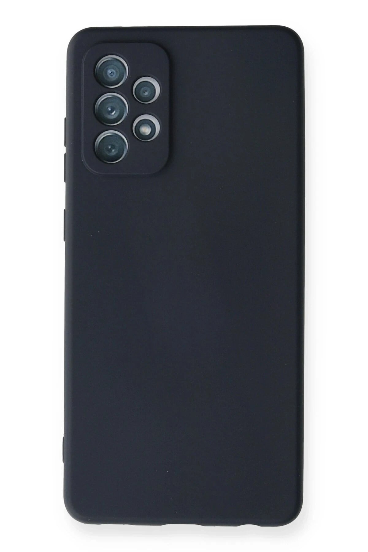 Mey İthalat®  Samsung Galaxy A72 Kılıf Nano içi Kadife Silikon - Lacivert