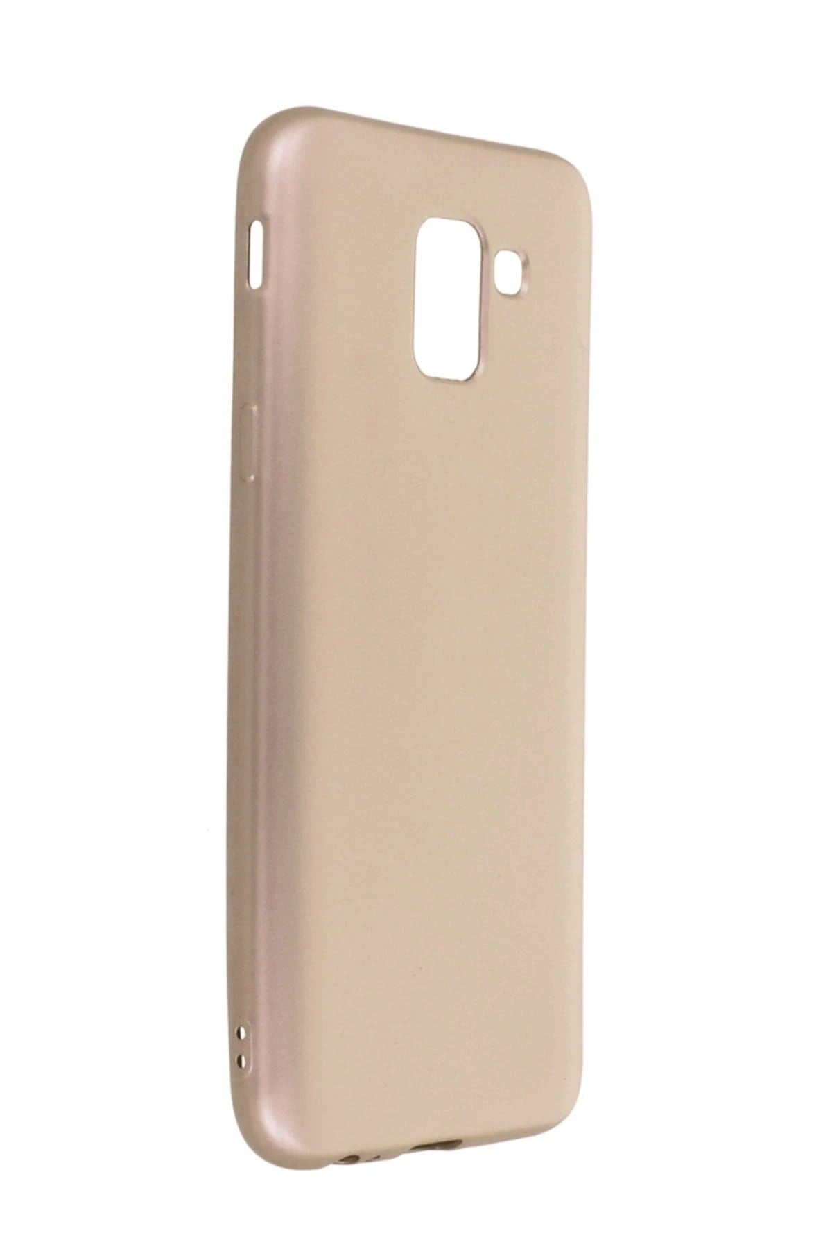 Mey İthalat®  Samsung Galaxy J6 Kılıf First Silikon - Gold