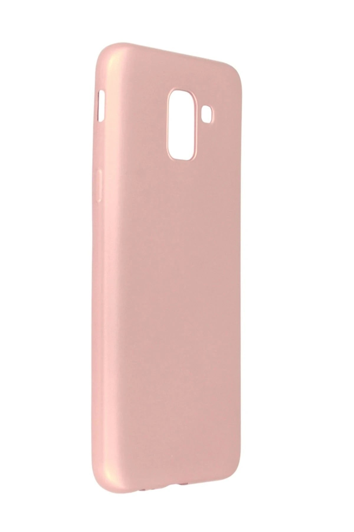 Mey İthalat®  Samsung Galaxy J6 Kılıf First Silikon - Rose Gold