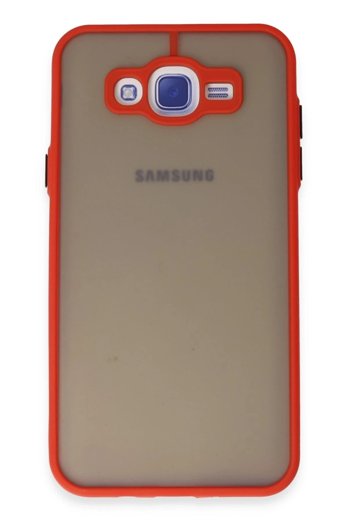 Mey İthalat®  Samsung Galaxy J7 Kılıf Montreal Silikon Kapak - Kırmızı