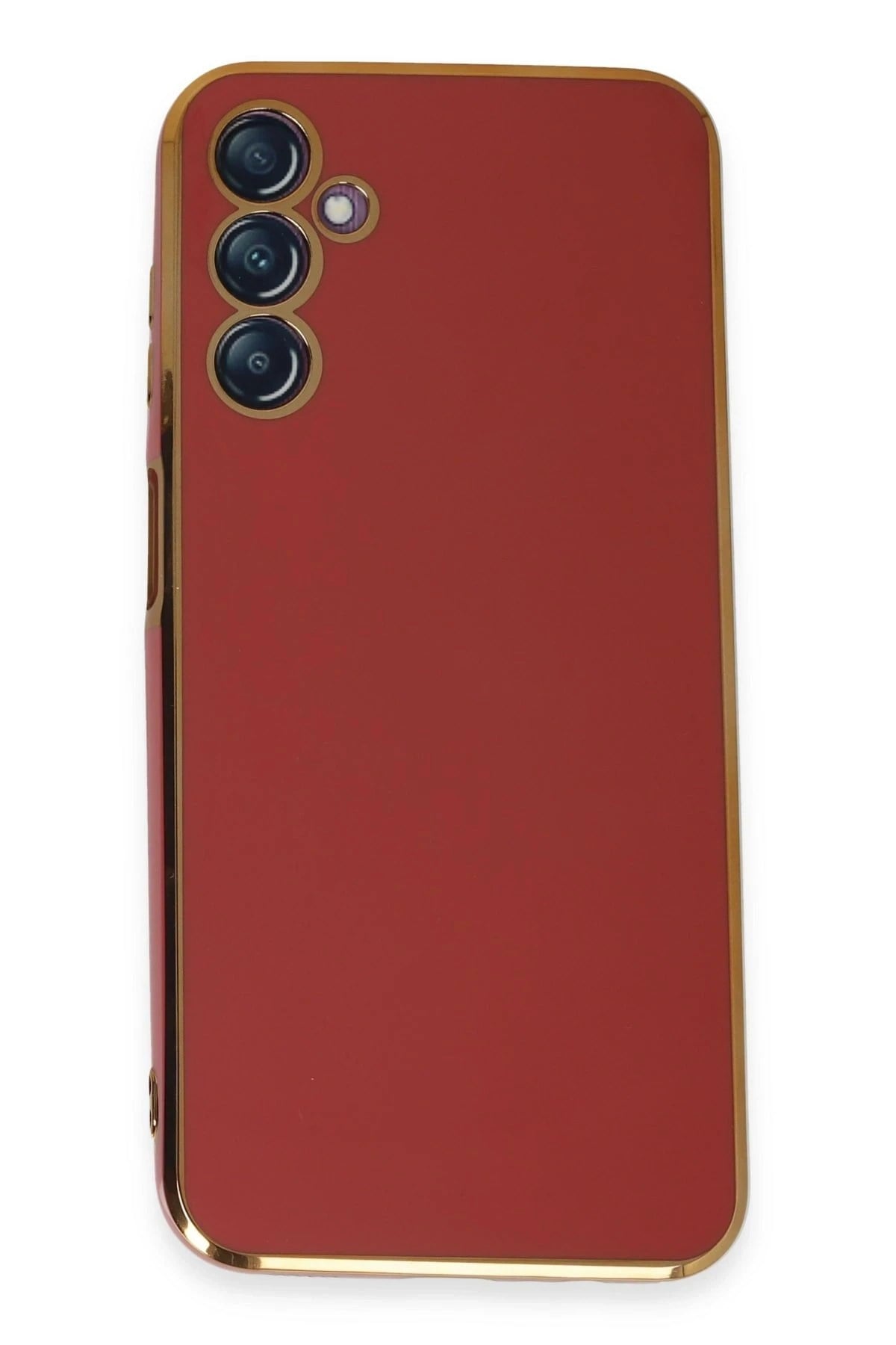 Mey İthalat®  Samsung Galaxy M14 5G Kılıf Volet Silikon - Kırmızı