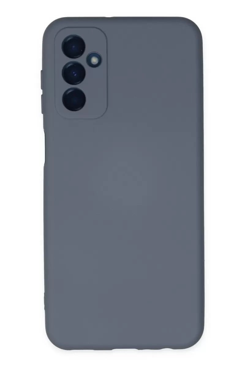 Mey İthalat®  Samsung Galaxy M23 Kılıf Nano içi Kadife Silikon - Gri