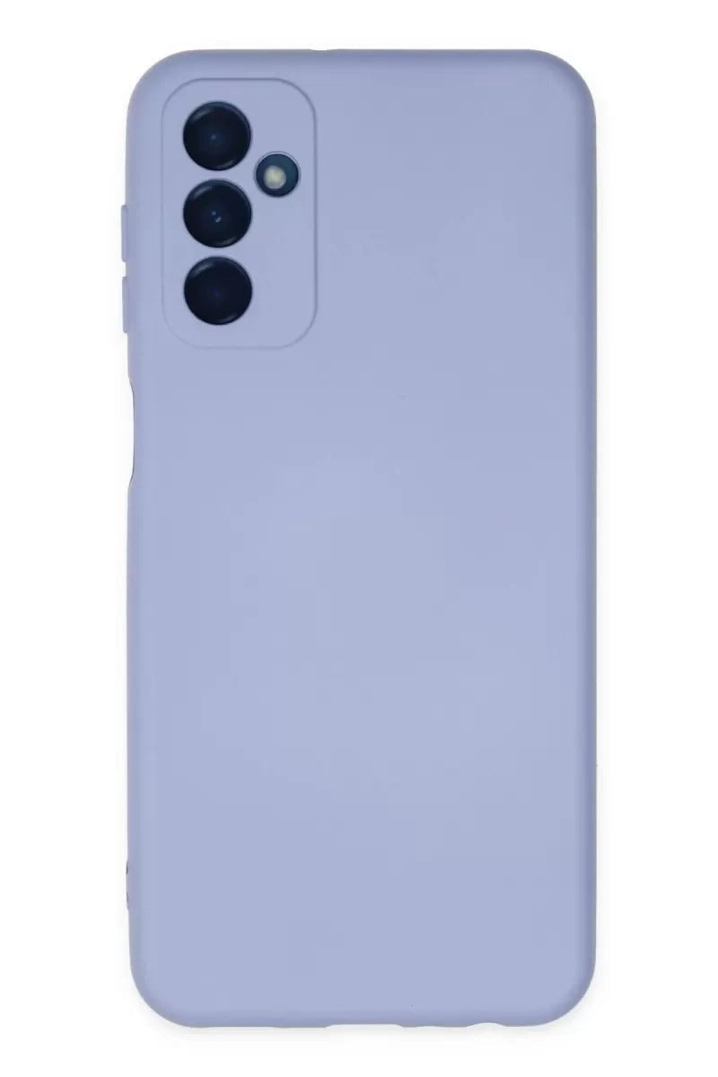 Mey İthalat®  Samsung Galaxy M23 Kılıf Nano içi Kadife Silikon - Lila