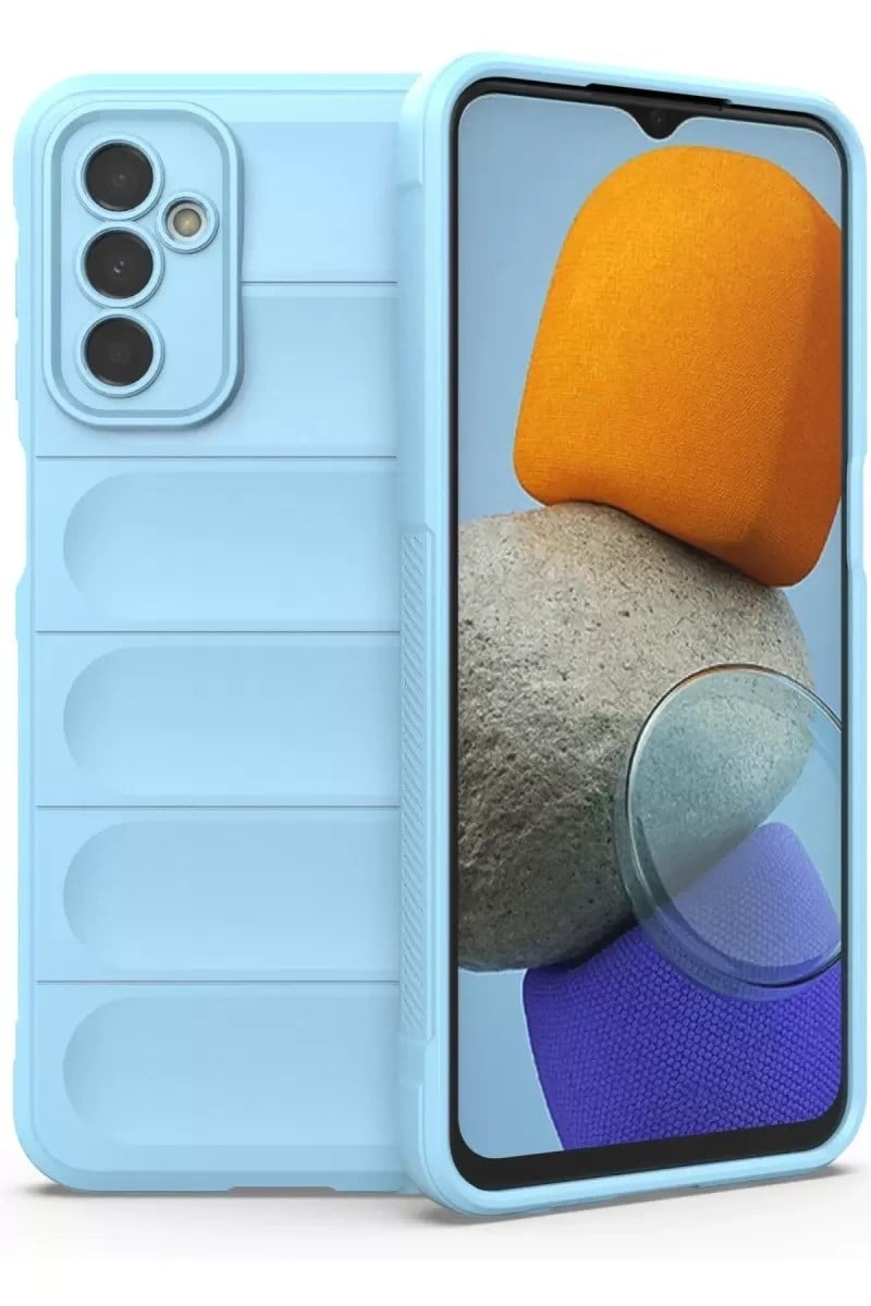 Mey İthalat®  Samsung Galaxy M23 Kılıf Optimum Silikon - Sky Blue