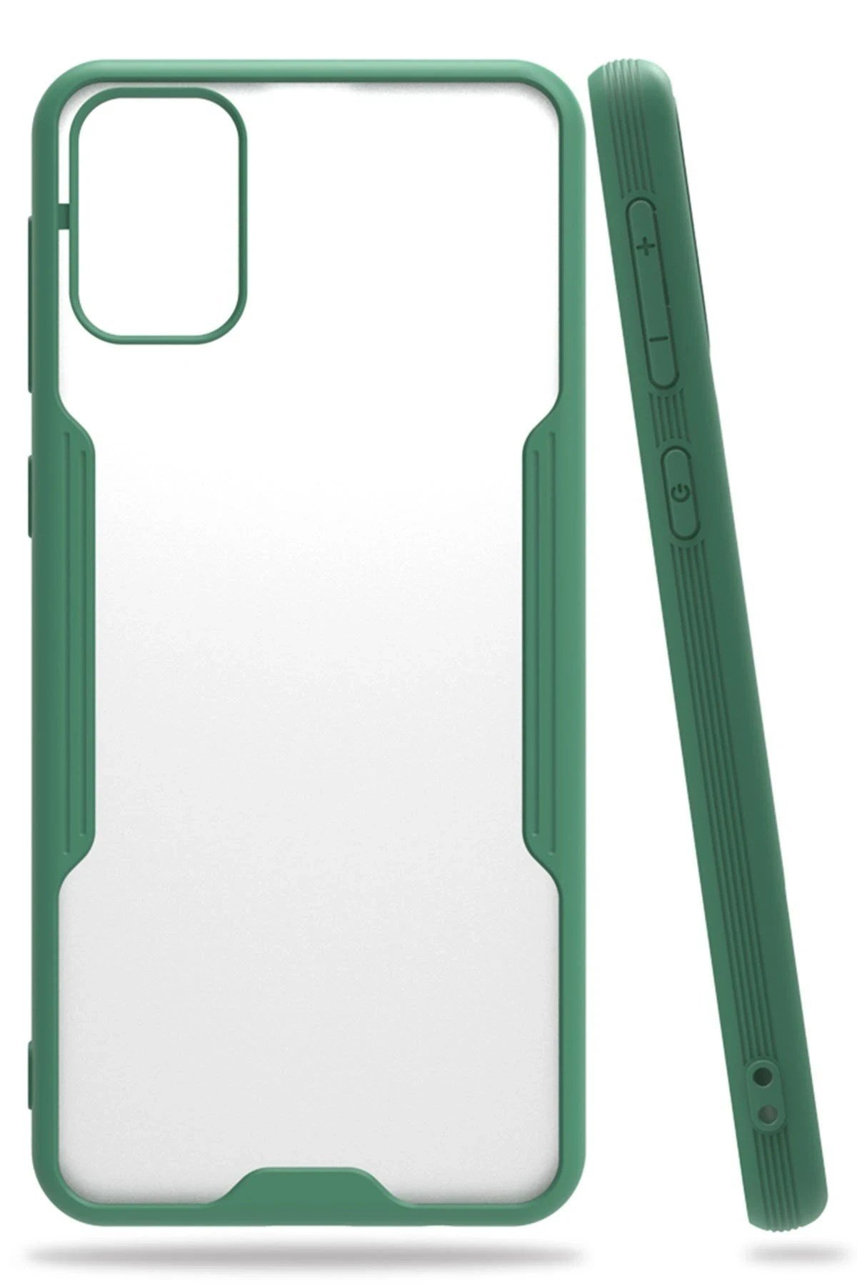 Mey İthalat®  Samsung Galaxy M31 Kılıf Platin Silikon - Yeşil