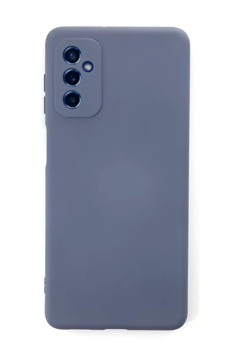 Mey İthalat®  Samsung Galaxy M52 5G Kılıf Nano içi Kadife Silikon - Gri